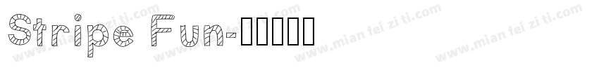 Stripe Fun字体转换